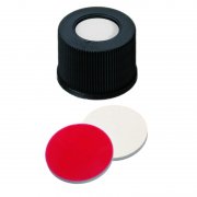 Shimadzu Polypropylene Screw Cap black, 8.5 mm centre hole, Septum Silicone/PTFE - 961-10030-01