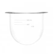 QLA 500mL Clear Glass Vessel, Distek compatible, Serialised - GLA500-DK (3010-0040)