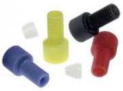 VICI Jour Polyacetal Colour-Coded Flangeless Nuts, Green, 1/8", 10/pkg - JR-050GR-10