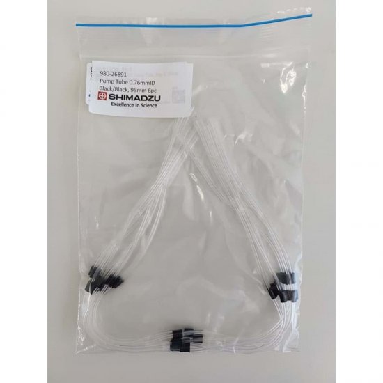 Shimadzu Pump Tube 0.76mmID Black/Black, 95mm 6pc - 980-26891-00, 980-26891 - Click Image to Close