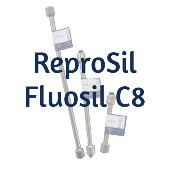 Dr. Maisch ReproSil Fluosil C8 Analytical HPLC Column, 3 µm, 100 Å, 4.6 x 150 mm, 1/Pk - FL13.8E.S1546 - Click Image to Close
