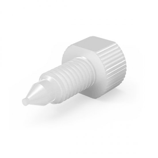 VICI Jour Column Endstopper Plug, Threads 10-32, 350 bar (5000 psi), Nylon, White, 10/pkg - JR-4071-10 - Click Image to Close