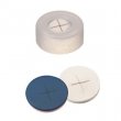 Shimadzu PE Snap Ring cap transparent 6 mm centre hole, soft version, Silicone/PTFE with cross-slit - 961-10030-30
