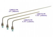 QLA Bent PEEK Sampling Cannula, L 7.75” x OD 1/8” (900ml), Pharmatest Compatible - CAN775-PH-P *OBSOLETE*