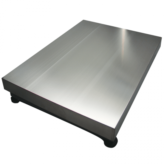 Adam Equipment GF Platform Base Mild Steel Frame with Stainless Steel Top Pan, 600 kg Capacity, 600 x 800 mm Pan Size - GF 600 - Click Image to Close