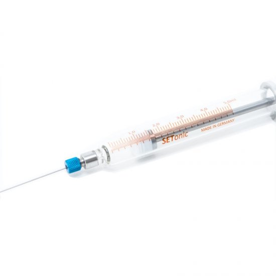 SETonic Syringe for Shimadzu AOC 6000, GC PAL3, Conical 65mm Length Fixed needle with side port, PTFE Plunger Seal, 2.5ml FN 0.64 (G23) d65 D8 Tool HS2500 PAL 3, 1/Pk - 3030034, 225-19744-11, 008655, 2616025, 8010-0265, 365L2321, 207290, - Click Image to Close