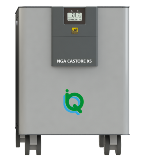 LNI SWISSGAS NGA CASTORE XS iQ SHI Membrane Nitrogen + Air generator with SCROLL compressor integrated for Shimadzu - Click Image to Close