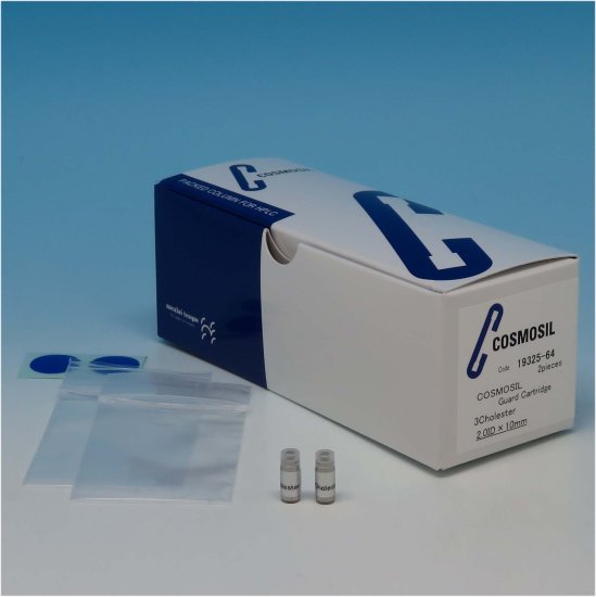 Nacalai Tesque COSMOSIL 3Cholester HPLC Guard Cartridge Column, 3 µm, 120 Å, 2 x 10 mm, 2/Pk - 19325-64 - Click Image to Close