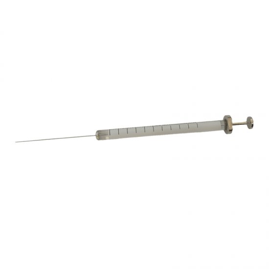 Shimadzu Syringe; 10 µl; fixed needle; 26G; 50 mm needle length; beveled tip - 670-12552-01 - Click Image to Close