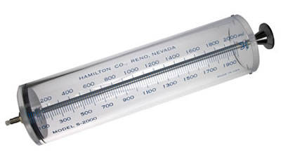 Hamilton S2000 2.0L Super Syringe (TLL) - 86314 - Click Image to Close