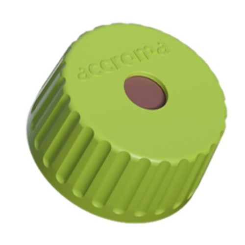 accroma Screw cap green incl Septa PTFE 100pcs - AS-Accroma-SC-GR - Click Image to Close