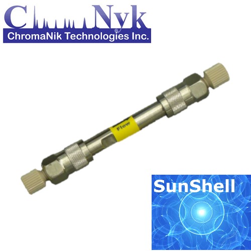 ChromaNik SunShell Bio C4 HPLC Analytical Column, 1000 Å, 2.6 µm, 2.1 x 50 mm, 1/Pk - B66941 - Click Image to Close