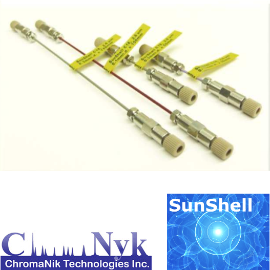 Chromanik SunShell C8-30HT HPLC/UHPLC Nano-column, 300 A, 3.4 um, ID 0.1 mm x Length 150 mm, 1/Pk - C55H7P - Click Image to Close