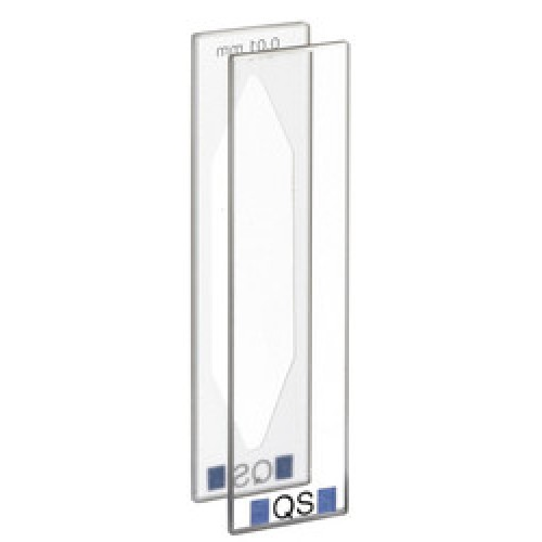 Hellma 106-1-40 Ultra-Micro Demountable Cell with Small Volume for Special Application, Quartz SUPRASIL Glass, 200-2500 nm, 1 Optical Path Length, 260 ul Volume, 45 x 12.5 mm, 1/Pk - 161-0265 - Click Image to Close