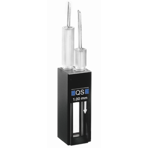 Hellma 170.700-QS Flow-Through Absorption Cell, Compact with 2 M6 x 1 Screw Connectors and FEP Tubes, Quartz SUPRASIL Glass, 200-2500 nm, 62 ul, 1 mm Path Length, 1/Pk - 170-700-1-40 - Click Image to Close