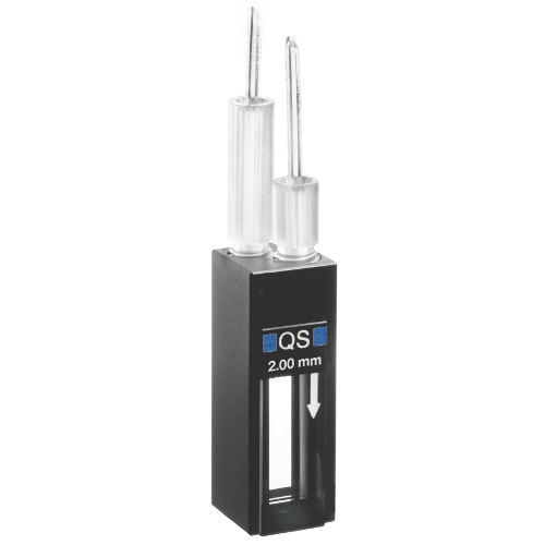 Hellma 170.700-QS Flow-Through Absorption Cell, Compact with 2 M6 x 1 Screw Connectors and FEP Tubes, Quartz SUPRASIL Glass, 200-2500 nm, 124 ul, 2 mm Path Length, 1/Pk - 170-700-2-40 - Click Image to Close