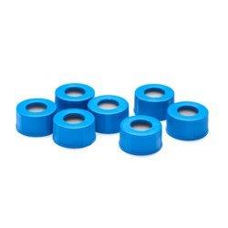 LEAP PAL Parts Cap, Screw, MSQ PTFE/Silicone, 9mm QuikCap™, Light Blue - XAR-1944 - Click Image to Close