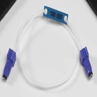 PerkinElmer PTFE Tubing Assembly for AA, ICP-OES, ICP-MS, FIAS-200 and FIMS, Inner Diameter 1.0mm, Length: 300mm, Color (screw fittings): Blue - B0198097 - Click Image to Close