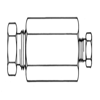 PerkinElmer GSV Fitting, Reducing Union, 1/8in to 1/16in - N9302840 - Click Image to Close