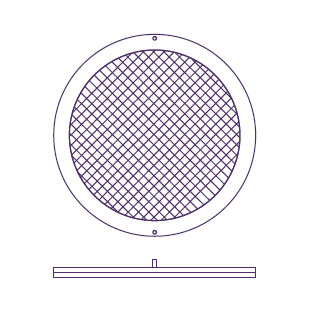 QLA APP 5 CP Paddle Over Disk Assembly, 80mm, 9 Mesh (2) - APPFIVE-CP80 - Click Image to Close