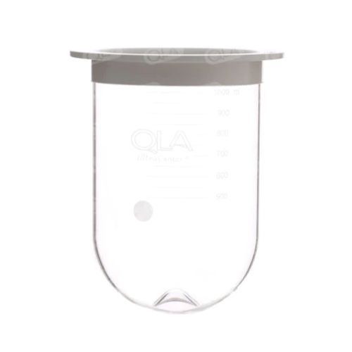 QLA 1000mL Clear Glass UltraCenter Precision Apex Vessel with Plastic Rim, Agilent/Vankel/Distek/Hanson compatible, Serialised - ASTM9PK-UNP - Click Image to Close