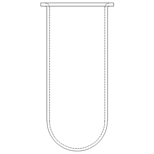 QLA 100 mL Amber Glass Vessel, QLA Small Volume Design for Electrolab - GLA100-AEL - Click Image to Close
