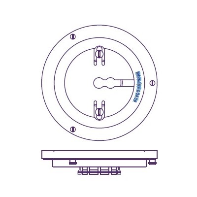 QLA Chinese Pharmacopeia Small Volume Adapter Assembly for Copley Baths includes Cover and RING01-COP - SMVASSY-COPCP - Click Image to Close