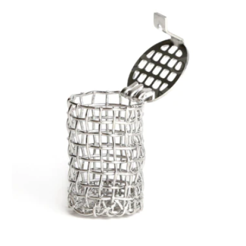 QLA 200 Mesh Sinker Basket with Lid and 20 Mesh Stability Lining, 316 SS for Agilent/Varian/Vankel - SNK20/200-VK - Click Image to Close
