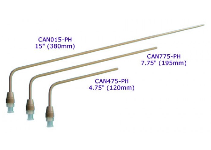 QLA Bent PEEK Sampling Cannula, L 4.75” x OD 1/8” (900ml), Hanson Compatible - CAN475-PH-H (95-590-005) *OBSOLETE* - Click Image to Close