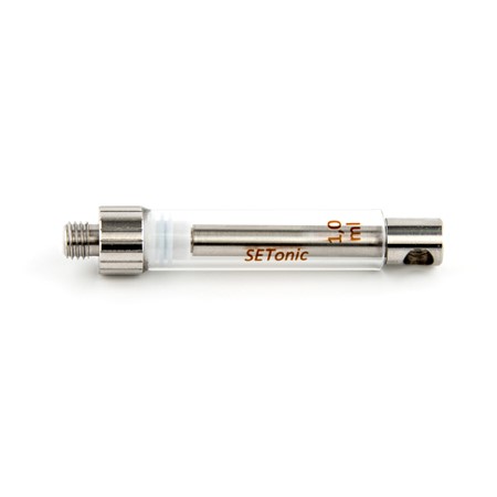 SETonic XP-XL Syringe With PTFE NUB Black Plunger Seal for Tecan Pumps, 5.0ml, PE-HD, 1/Pk - 3020203, 2676055 - Click Image to Close
