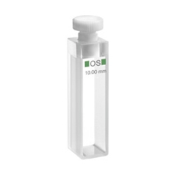 Shimadzu Standard Cuvette, Glass, 10 mm Pl, 3.5 Ml, Ptfe Stopper, Uv - 220-92910-05 - Click Image to Close