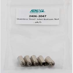 Shimadzu Nut, Inlet Bottom, Stainless Steel (5/Pk) [Optic-4] - 220-94779-04 - Click Image to Close