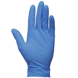 Shimadzu Blue Nitrile Exam Gloves (Pk/100) Medium - 220-94796-04 - Click Image to Close