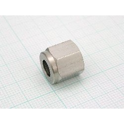 Shimadzu Nut, Mf, Ss, M10P1, Graphite Ferrule Forming Jig Nut, Fits 12mm Wrench, Each - 221-32790-00, 221-32790 - Click Image to Close