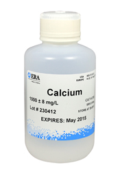 Waters Calcium QC Trace Metal Standard, 125 ml - 018 (HAZMAT) - Click Image to Close