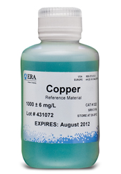 Waters Copper QC Trace Metal Standard, 125 ml - 022 (HAZMAT) - Click Image to Close