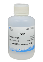 Waters Iron QC Trace Metal Standard, 125 ml - 023 (HAZMAT) - Click Image to Close