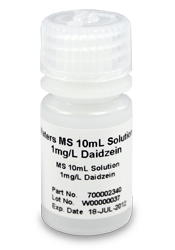 Waters MS Solution, Daidzein, 1 mg/L - 700002340 (HAZMAT) - Click Image to Close