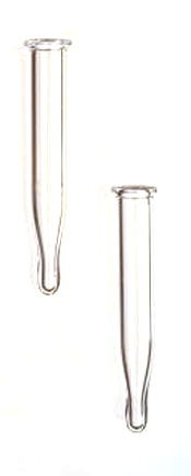 Waters Low Volume Glass Insert, 250 µL for 4 mL Screw Cap Vial, 144/Pkg - WAT015199 - Click Image to Close